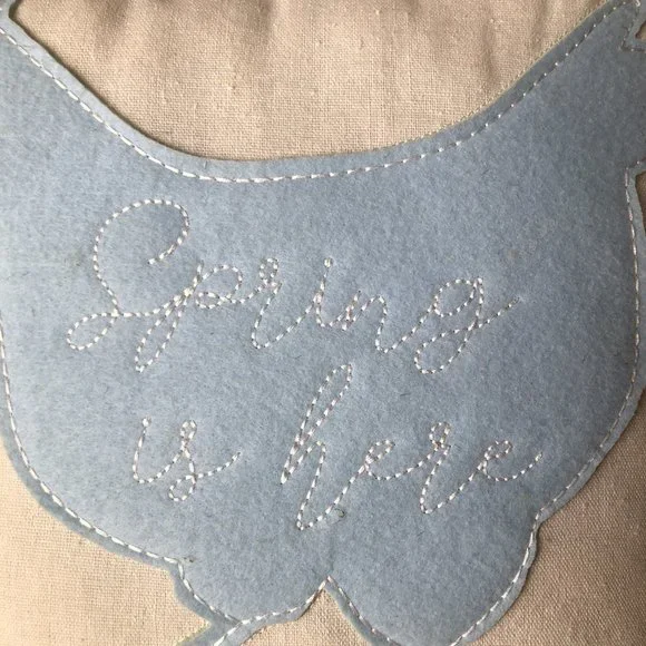 NEW Adorable Spring is Here Accent Chicken Pillows (2) - Picture 4 of 7